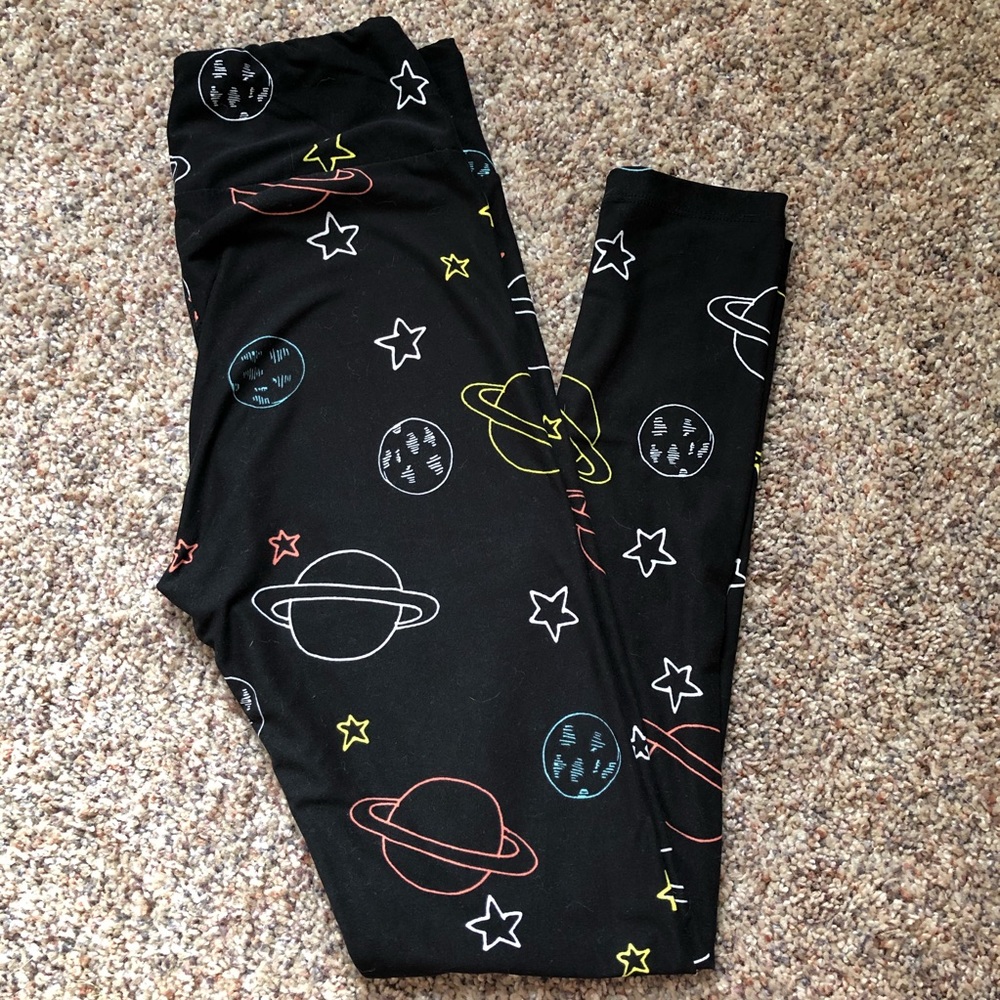 LuLaRoe OS Leggings Space Planets